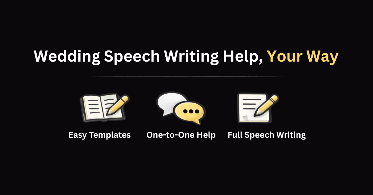 Wedding Speech Writing & Templates | Authentically Funny Speeches