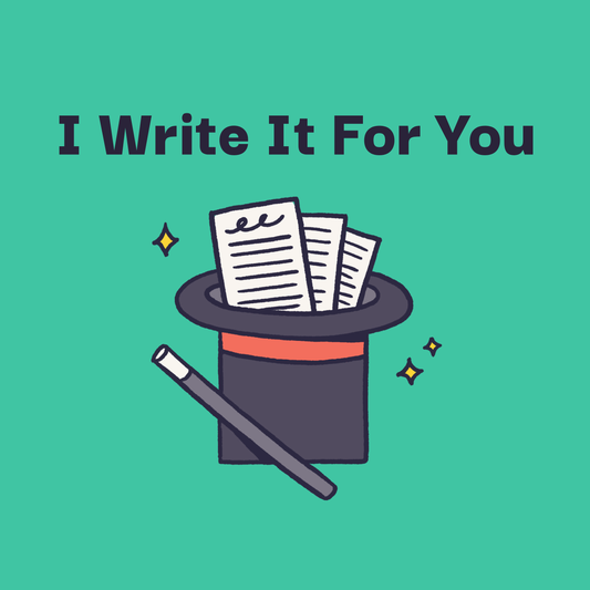 I Write It For You: Premium Wedding Speech Writing